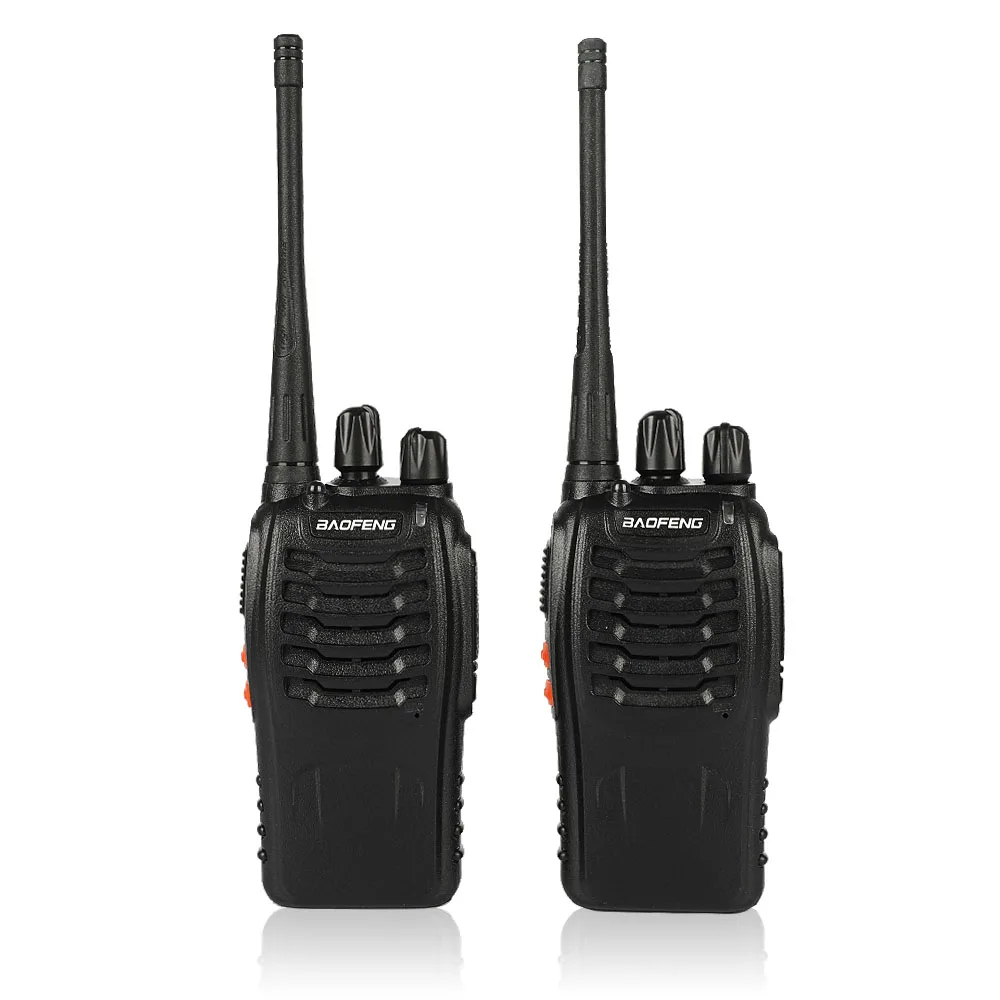 

2Pcs/set BaoFeng BF-888S 2-Way Walkie Talkie Portable radio station BF888s 5W BF 888S UHF 400-470MHz 16CH