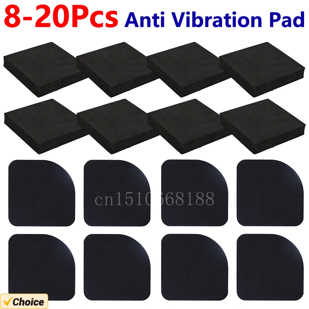 

8-20Pcs Washing Machine Anti Vibration Pad Shock Proof Non Slip Foot Feet Tailorable Mat Refrigerator Floor Furniture Protectors