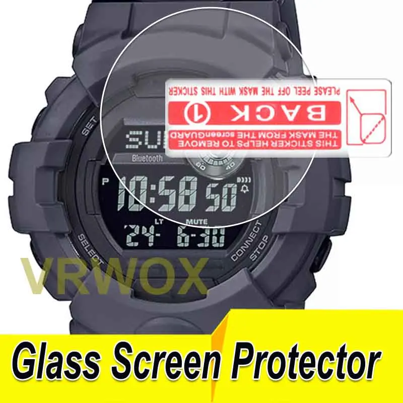 

2PCS Glass Screen Protector For Watch GBD-H2000-1A9 GBD-H2000-1B GBD-800SLG-3 GBX-100-2A GBX-100NS-4 ,2.5D Rounded Edges 9H