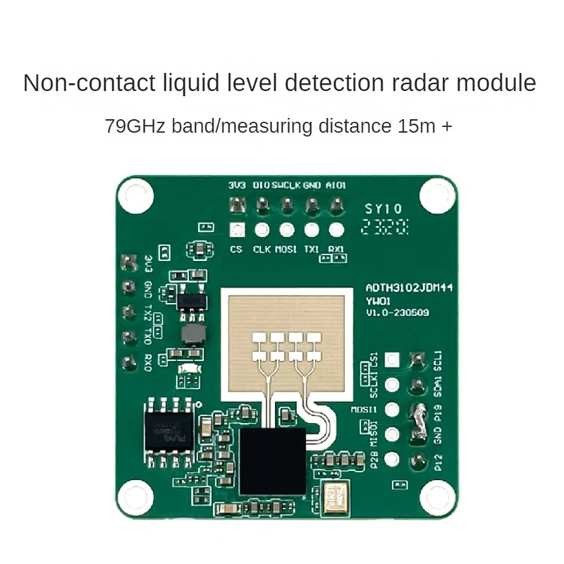 LD8001B Test Kit 79G Millimetre Wave Level Detection Sensor Non-Contact Radar Module High Precision Level Measurement