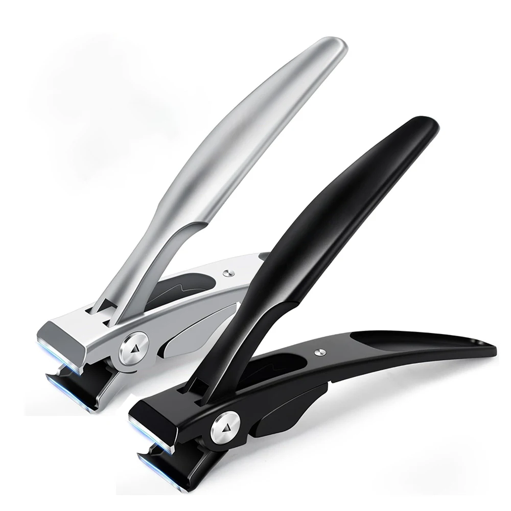 New Stainless Steel Nail Clipper  Large Opening Anti-splash Nail Trimmer Ergonomic Design Pedicure Tools for Men &Women