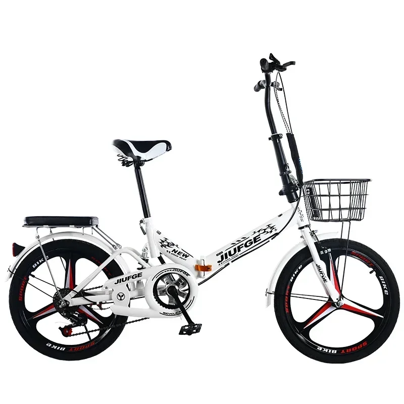 XK Folding Bicycle 20-Inch Adult Men and Women Ultra-Light Portable Variable Speed Scooter for Middle School Students