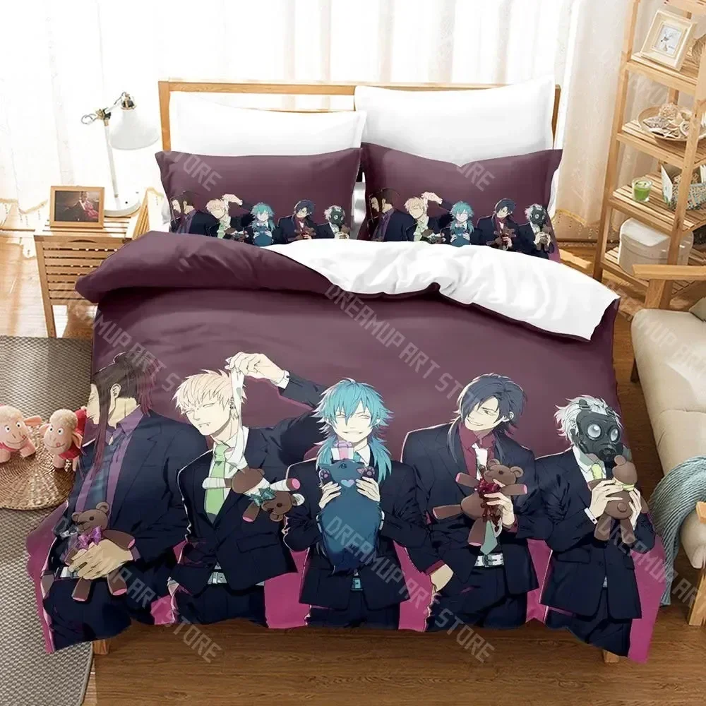 2026 3D Print DRAMAtical Murder Bedding Set Cartoon Anime Three-piece Set Adult Kid Bedroom Duvetcover Sets