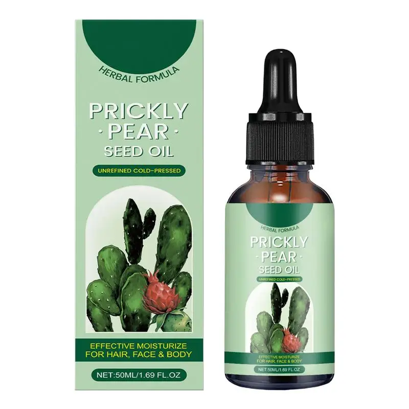 Aceite corporal hidratante Natural, aceite de pera prickly-seee d, aceite esencial de Cactus, aceite de semilla de Cactus, crema hidratante reafirmante para el rostro