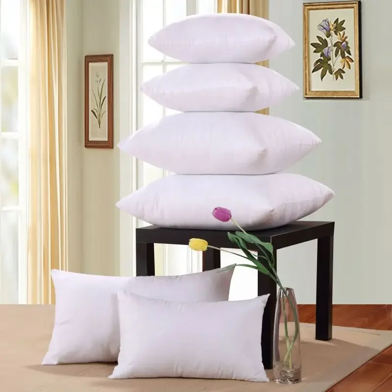 35x35/40x40/50x50 Cm Home Cushion Inner Filling Cotton-padded Pillow Core for Sofa Car Soft Pillow Cushion Insert Cushion Core