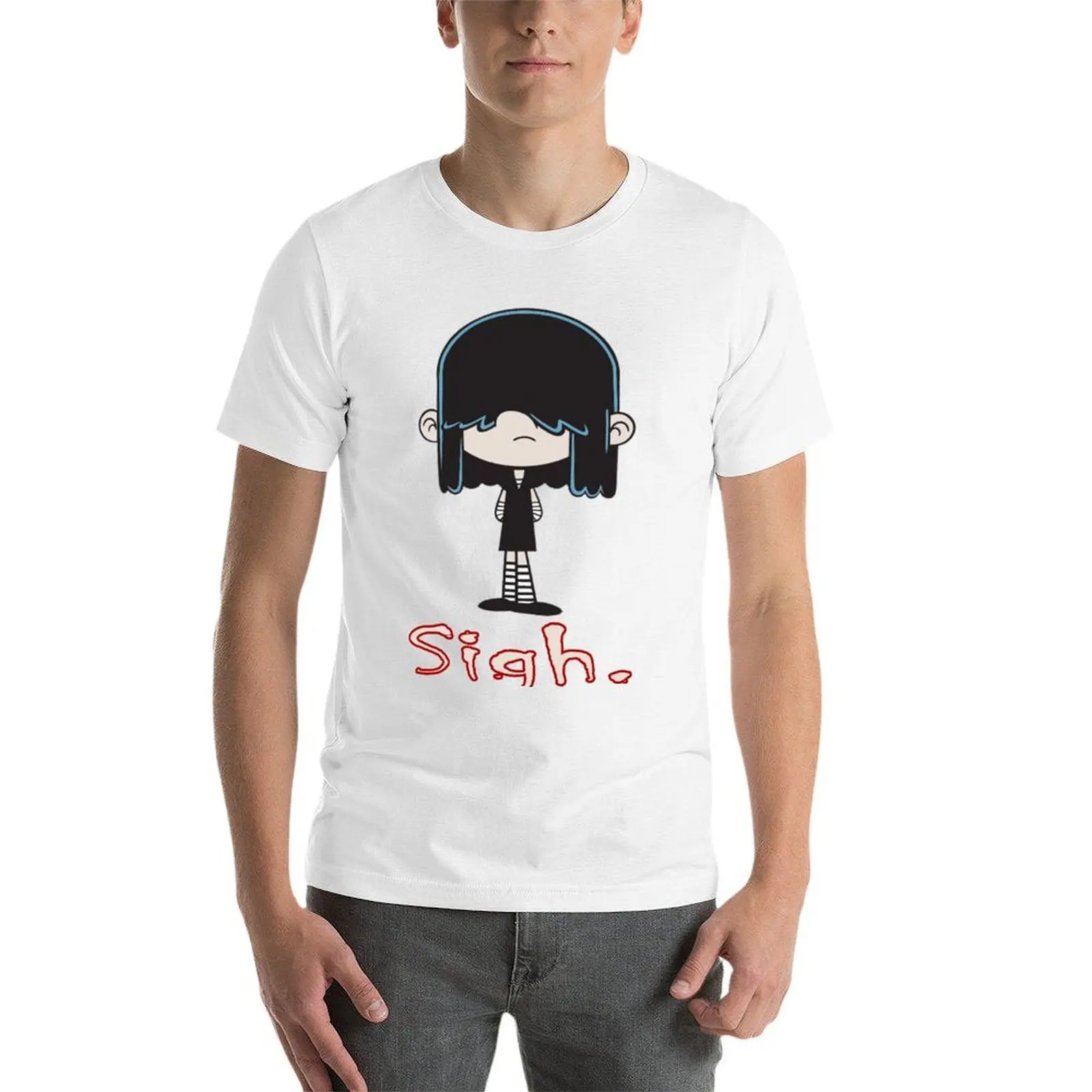 Loud House - تي شيرت Lucy Loud للرجال تي شيرت قطني للرجال #4