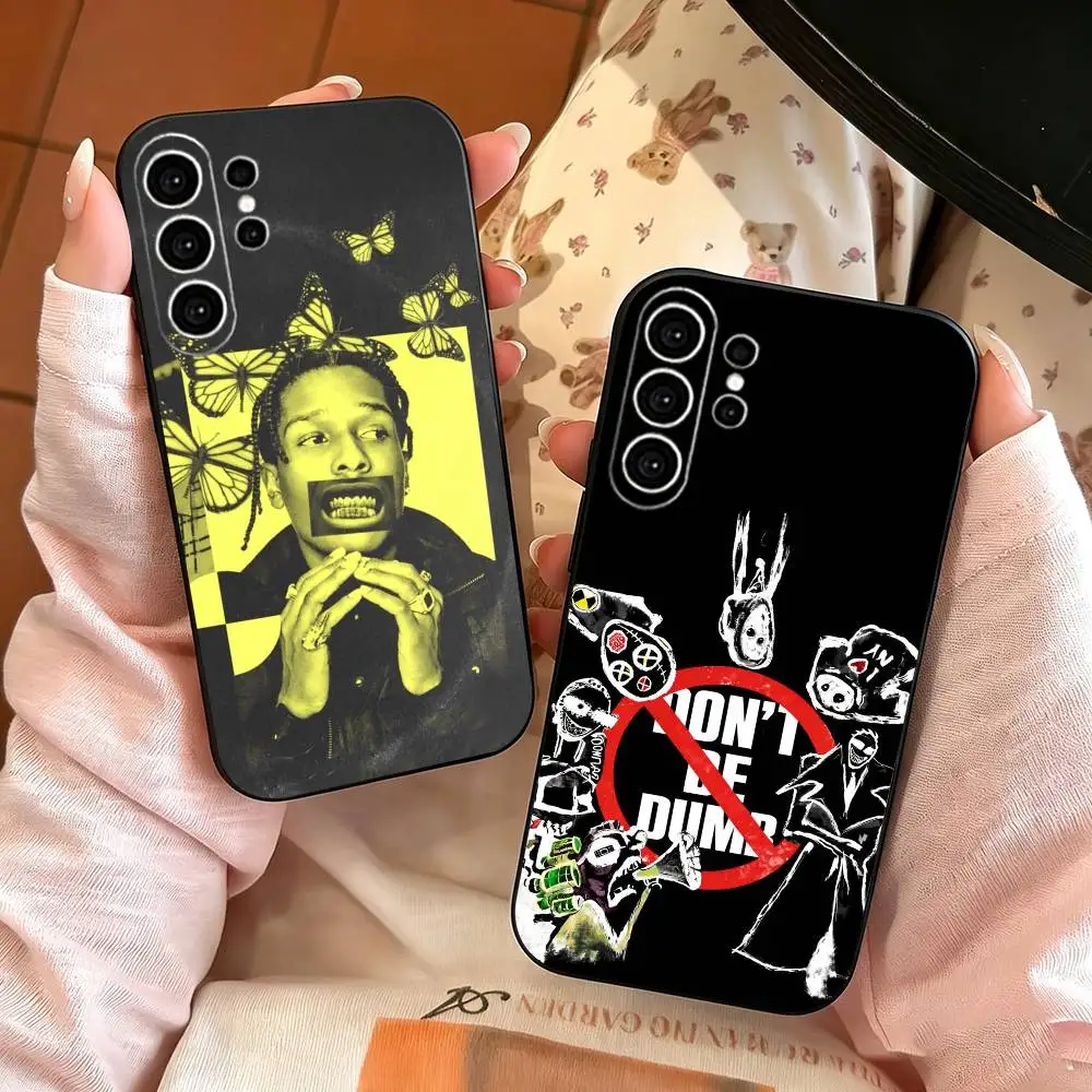 A-A$AP R-Rocky   Phone Case For Samsung S25,S24,S21,S22,S23,S30,Ultra,S20,Plus,Fe,Note,10,9,5G Black Cover