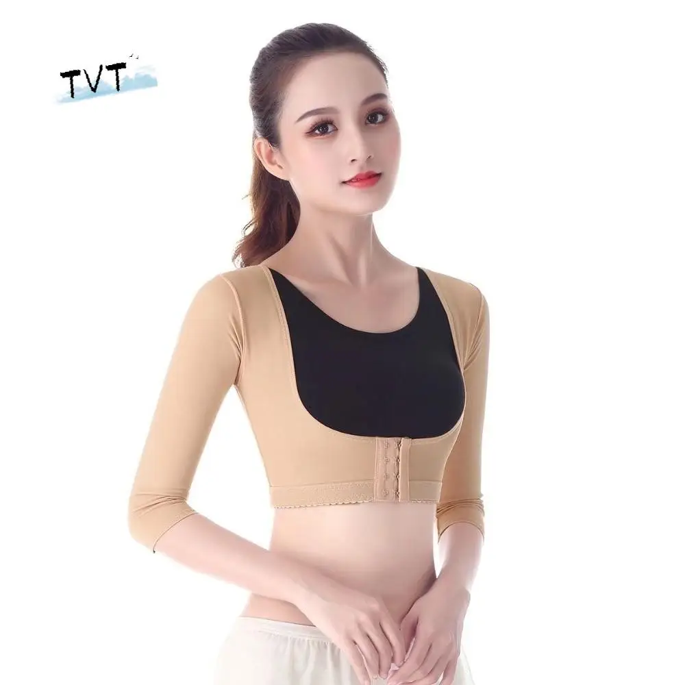 

Chest Brace Push Up Body Shaper Shoulder Pulling Long Sleeve Slimming Shaperwear Women Control Body Shockproof