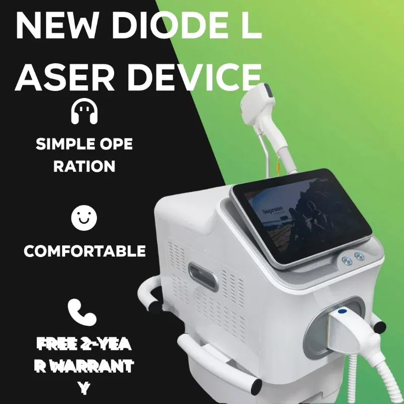 

4000 Вт Diodo 808 755 940 1064 нм 4 Duraderos De Onda Diodo Láser Glace Titanio Láser Cuerpo Depilación Equipo De Máquina 2025