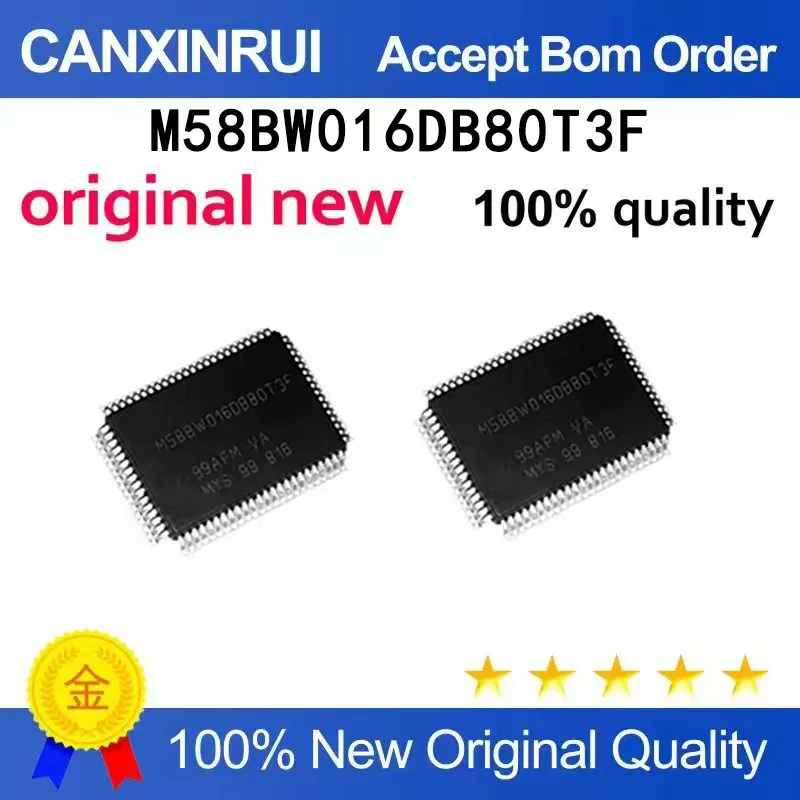 (5pcs-100pcs）Brand new original M58BW016DB80T3F QFP-80 spot chip IC