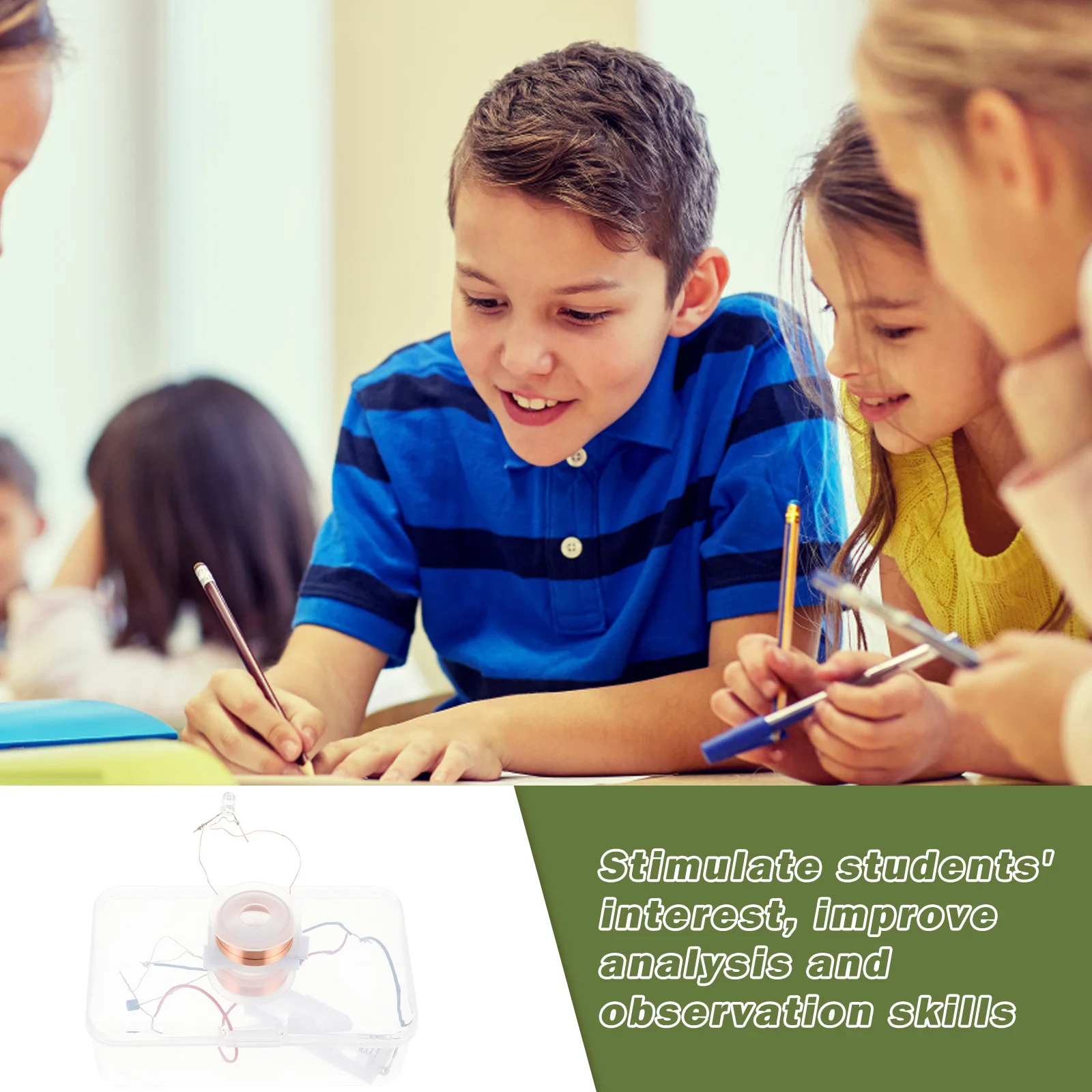 DIY STEM Speelgoed Wetenschappelijk Experimentapparatuur Kinderen Elektriciteit Educatief Basisschool Elektronica Kit Bouwstenen ABS