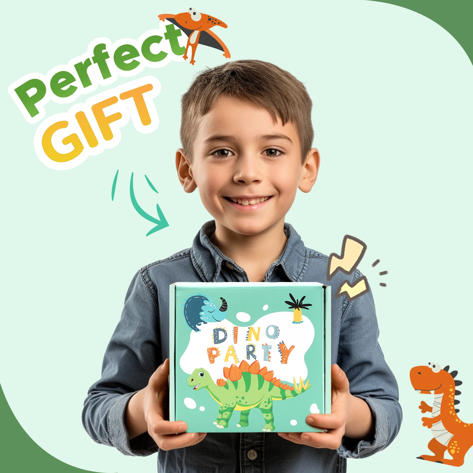 Cuffie per bambini dinosauro unicorno per iPad per il gioco cuffie cablate sopra l\'orecchio con microfono per bambini scuola ragazzi ragazze regali