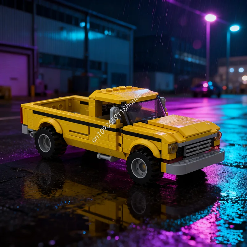 

319 шт. MOC Forded F City Champions, модель суперкара, строительные блоки, игрушки, рождественские подарки, сборка, сделай сам, креативный детский день рождения