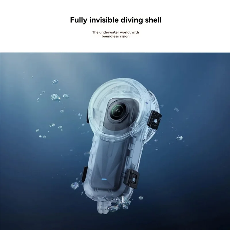Latest For Insta360 X5 Invisible Dive Case 60M Waterproof Durable Protection Accessory For Insta 360 X5 Camera