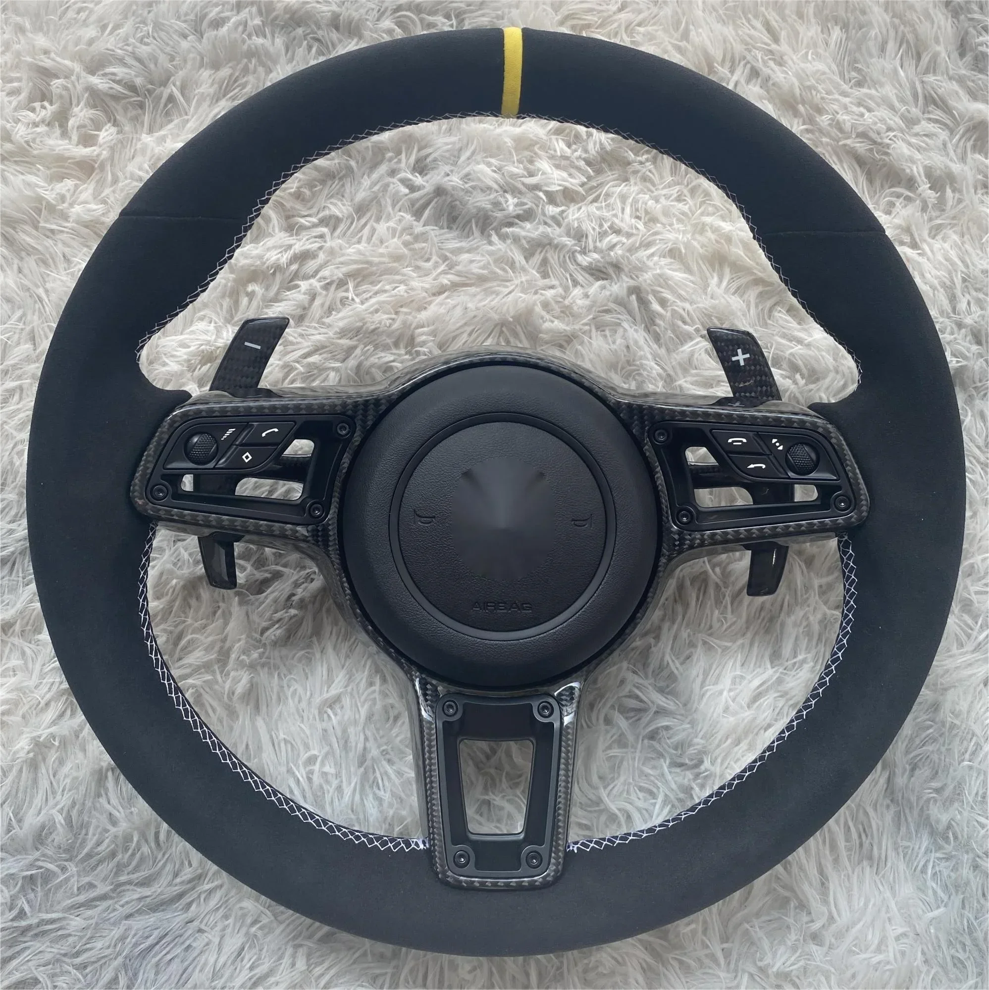 Pors-che Steering Wheel Upgrade Fit For Porsche Panamera Macan Cayenne 918 911 718 970 971 958  Steering Wheel