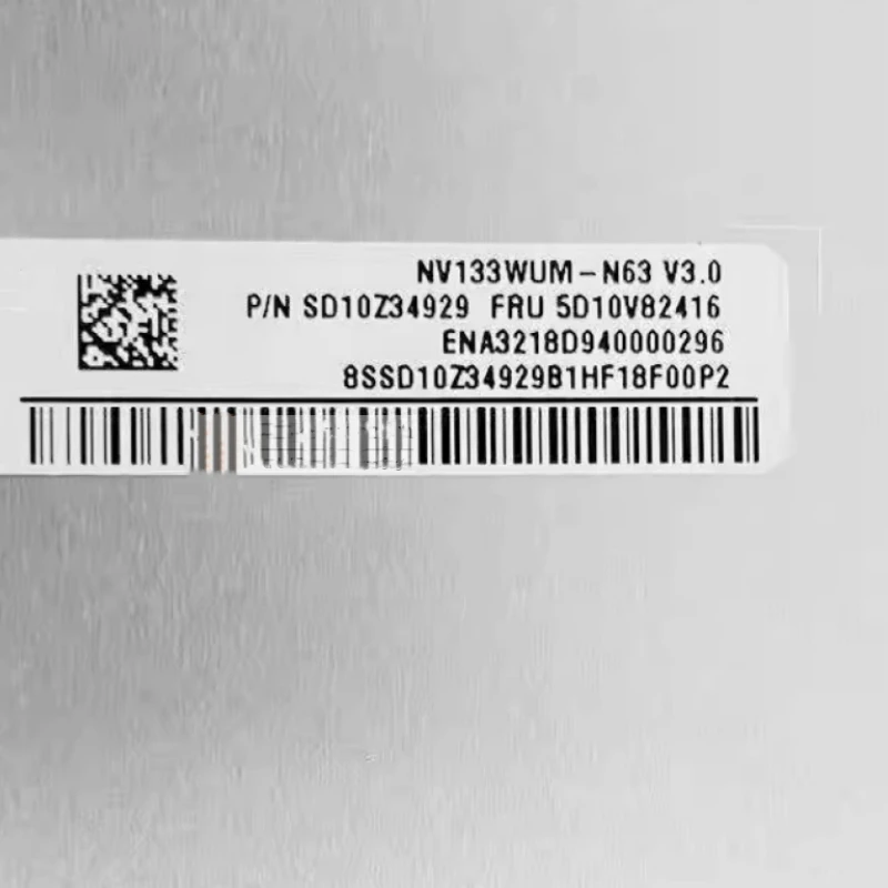 

NV133WUM-N63 1920×1200 13.3 inch 30pins Matrix Laptop LCD Screen