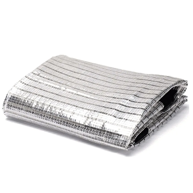 Shading 95% Aluminum Foil Sunshade Net Silvery Anti-UV Awning Fence Privacy Screen Garden Sun Shade Mesh Car Sun Shed Canopy