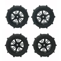 2pcs/4Pcs 80mm Snow Sand Tires Tyre Wheel for Wltoys 144001 124019 12428 104001 Haiboxing 16889 SG1601 RC Car Upgrade Parts