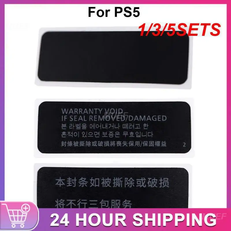 1/3/5SETS Safety Sealing Strip Security Sticker Gaming Equipment Warranty Seal Easy To Tear Warranty Game Accessories Host Label