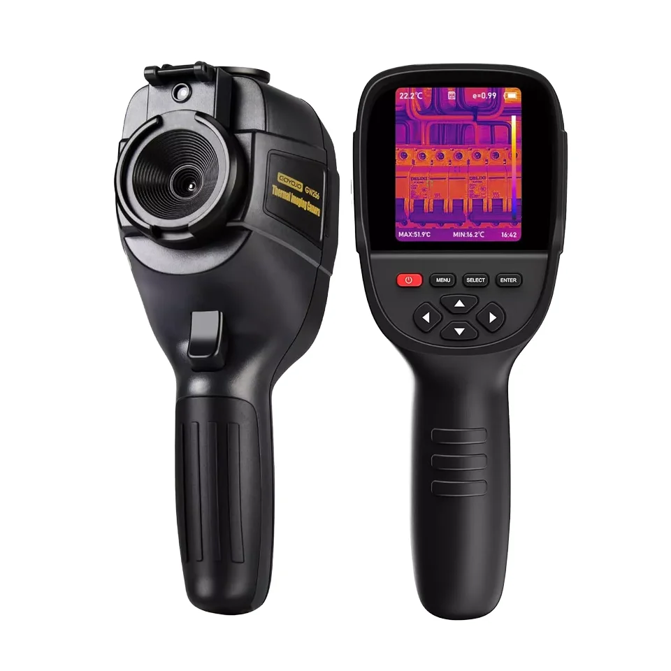 

GOYOJO GW256 Handheld Thermal Imager Detector Infrared Thermometer Camera Temperature Controller Battery Industrial Use OEM ODM