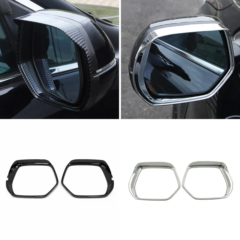 

For Honda CR-V CRV 2012-2018 Auto Accessories Rearview Mirror Rainproof Cover Trim Car Rearview Mirror Rainshield Rain Eyebrow