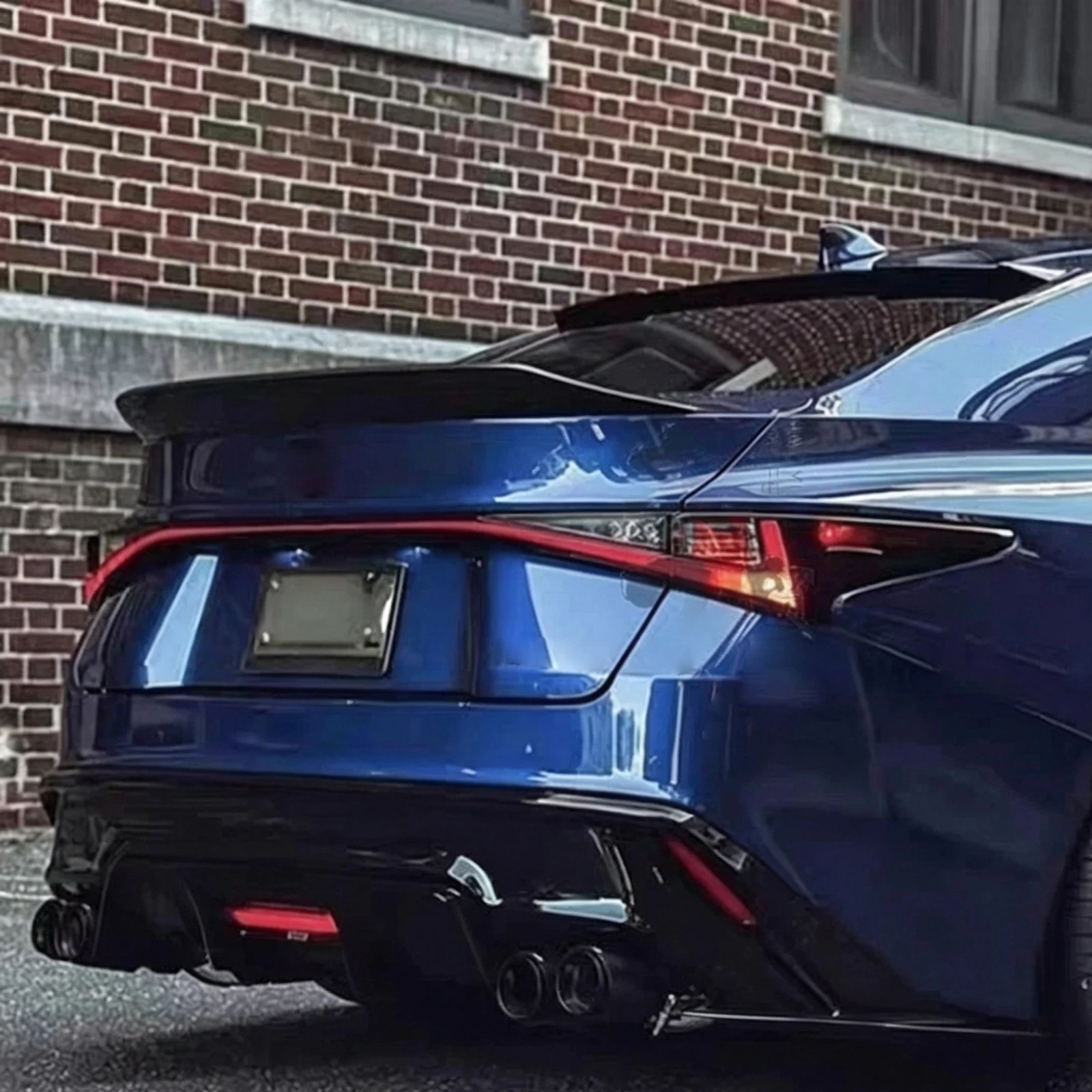 Car Rear Trunk Lid Spoiler Roof Wing Tailgate Flap Trim Splitter Guard Duckbill For Lexus IS300 IS350 IS500 2021-2025