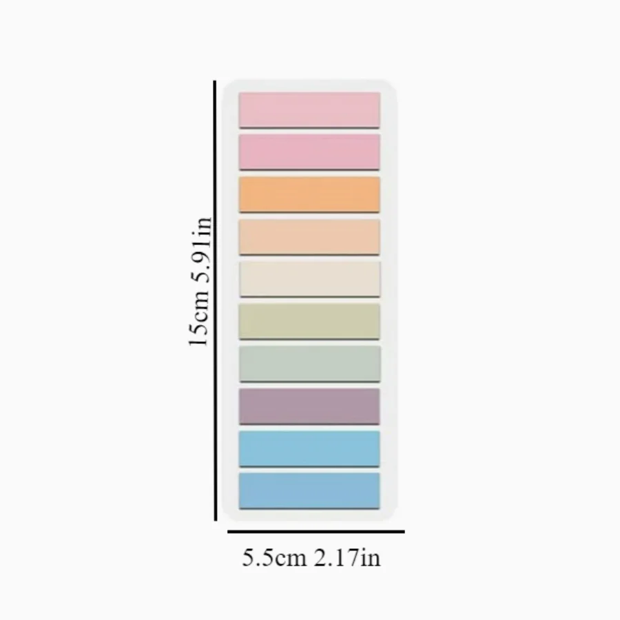 200 Sheets Sticky Note Transparent Sticky Note Index Tabs Arrow Flags  for Page Marker Planner Stickers Office School