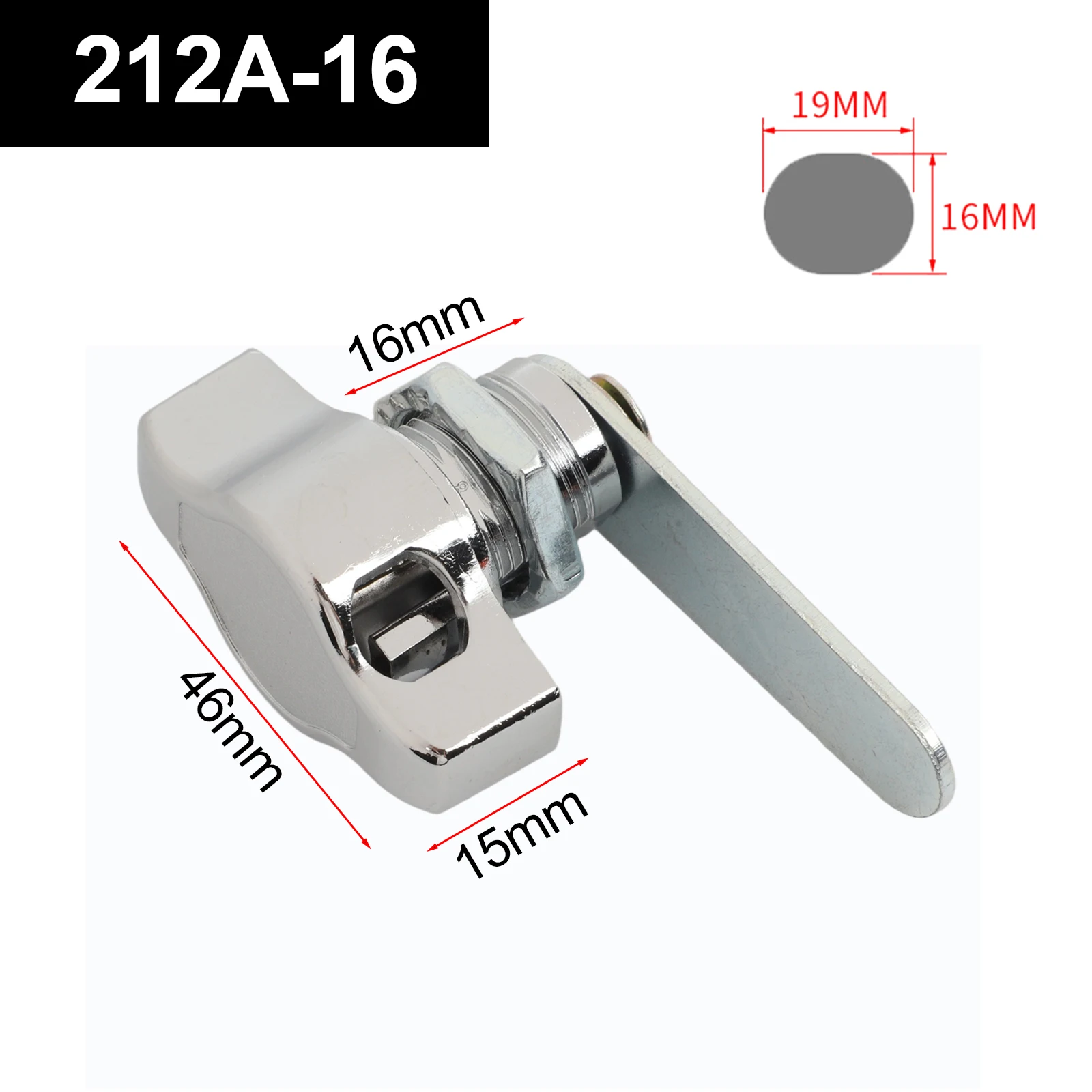 Kast Cam Lock Kastdeur Hangslot Zinklegering Keyless Mechanisch Deurslot Distributie Kastdeurslot Handvat Slotgereedschap