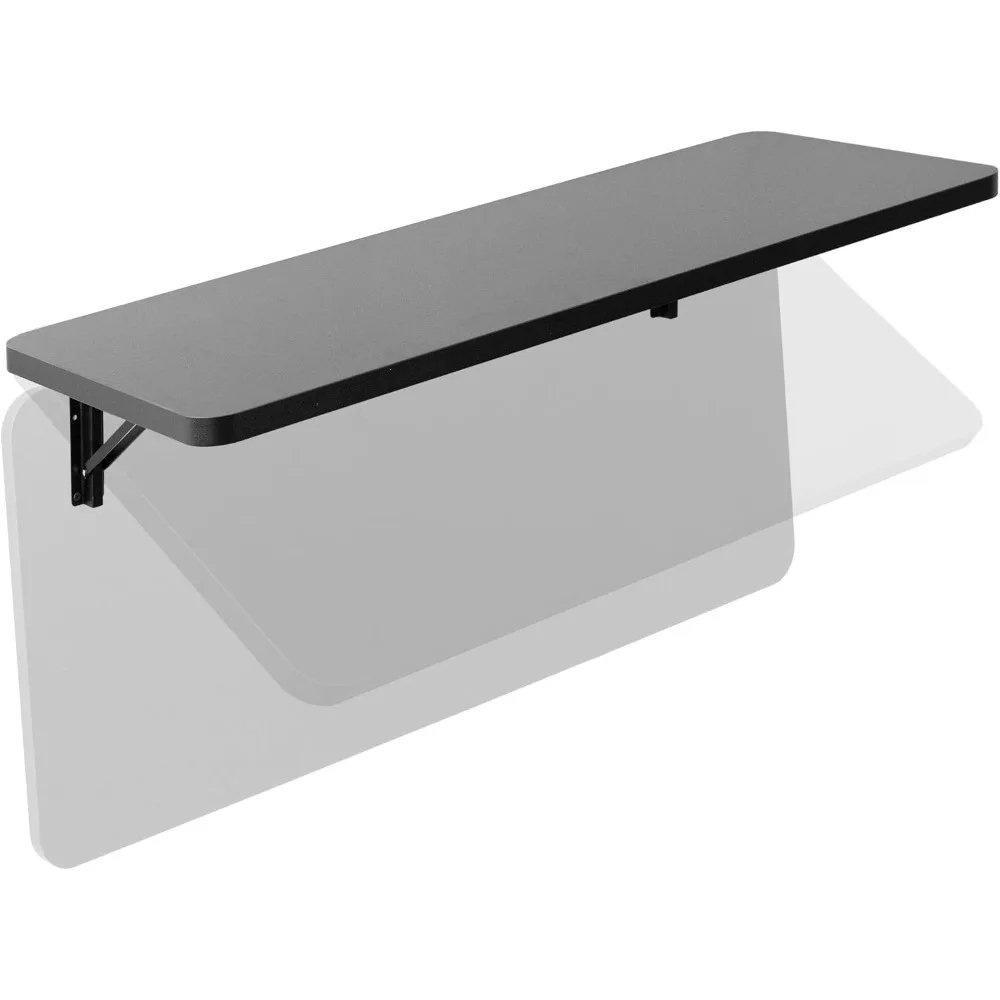 Best - Banco de trabajo plegable montado en la pared de 43 pulgadas, mesa plegable para estación de trabajo con soportes de acero ajustables, gran oferta.