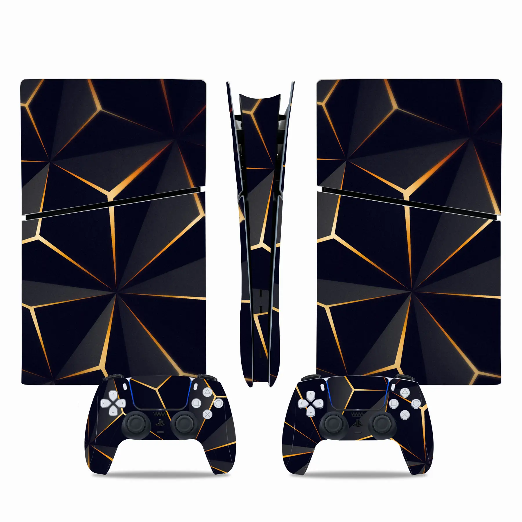 

Наклейки-декали для кастомизации игровых контроллеров, светодиодная панель, пленка для PS5 Slim Digital Controller