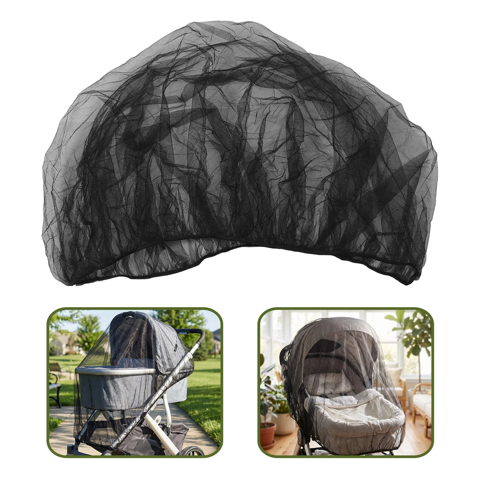Baby Stroller Mosquito Net – Large Breathable Anti-Insect Screen for Outdoor Protection