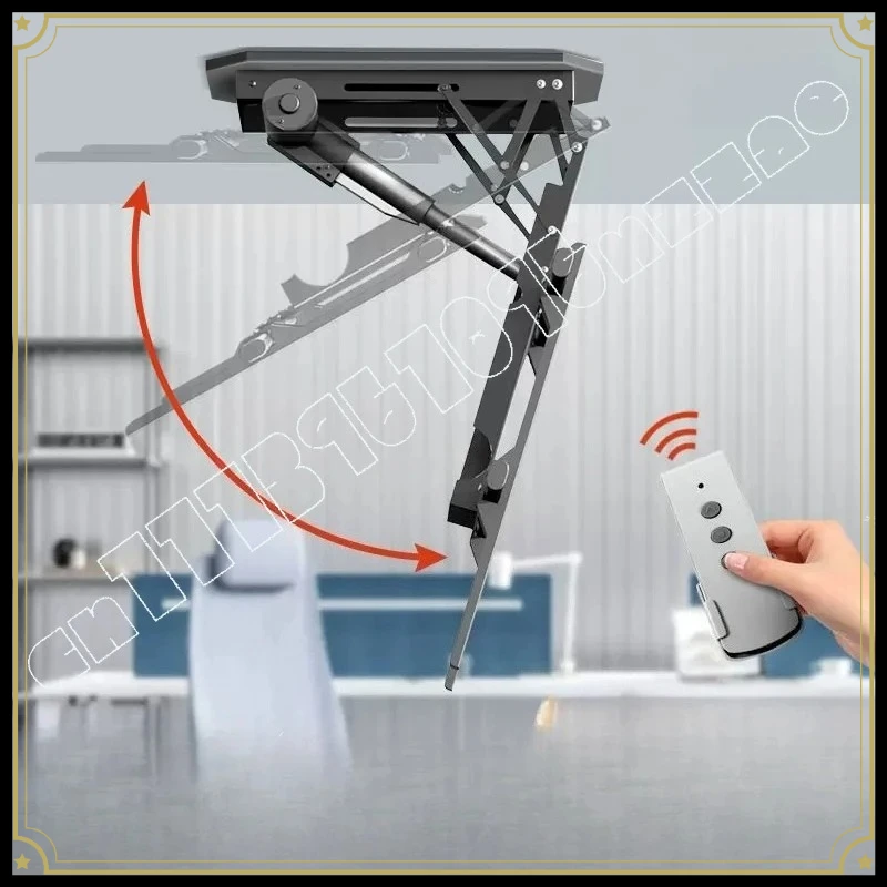 TV Ceiling Flip Electric Hanger 32/43/49/65/75/85 Ceiling Ceiling Folding Bracket