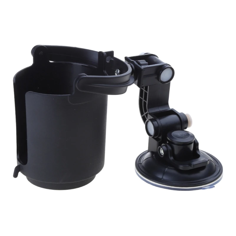 Cup Holder, Reusable Drink Cup Holder with Tongue Depressor, Fold Suction Cup Holder, Universal AntiSpills Drink Holder