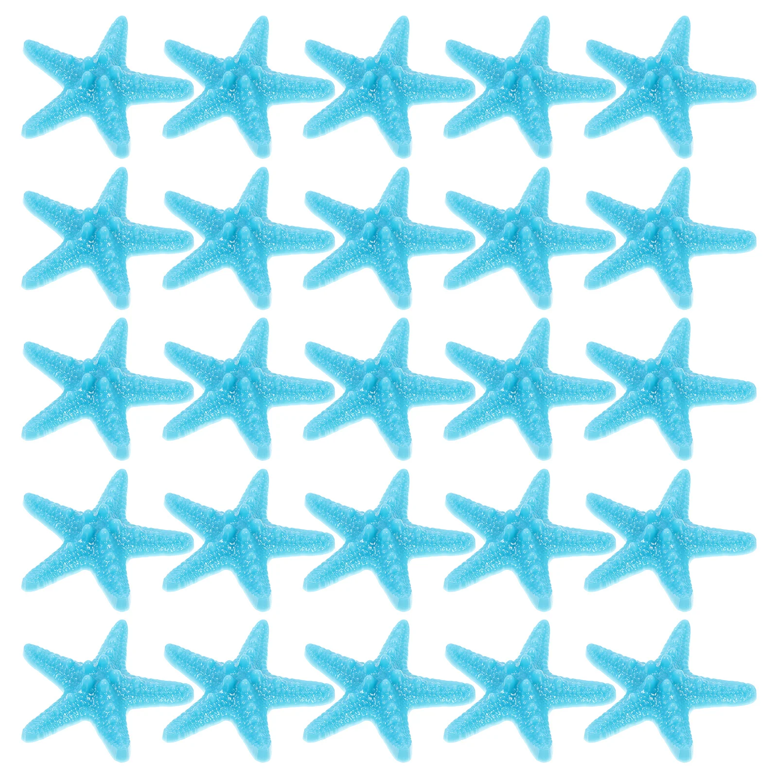 

25Pcs Plastic Sea Star Ornaments Ocean Themed Fish Tank Decoration Hawaii Style Microlandscape Props Sea Stars Ornaments