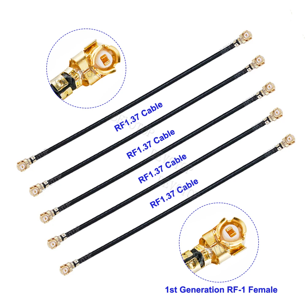 10Pcs/Lot RF1.37 Cable IPX-1 Female to IPX-1 Female U.FL RF1.37 Cable GSM GPRS 3G WIFI Modem Antenna Extension Jumper Cable
