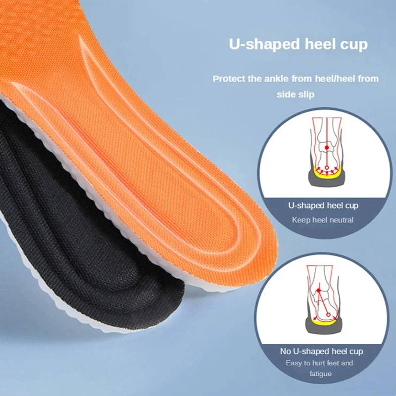 Xiaomi Youpin Man Women Sport Insoles Memory Foam Soft Insoles For Shoes Sole Deodorant Breathable Cushion Running Pad For Feet