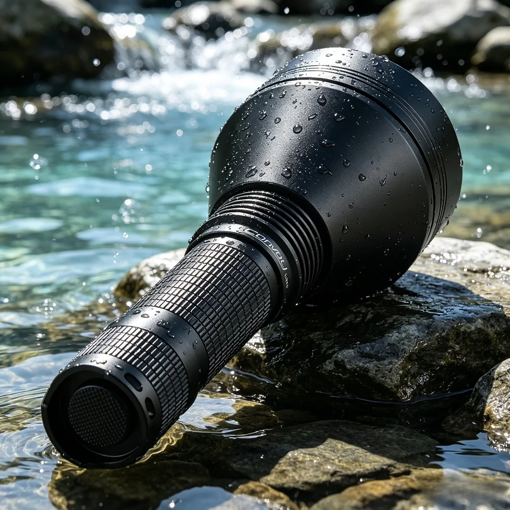 Powerful Convoy Flashlight LED LUMINUS SST40 2000lm Super Bright Torch 21700 Battery for Outdoor Camping Hiking Emergency view 3