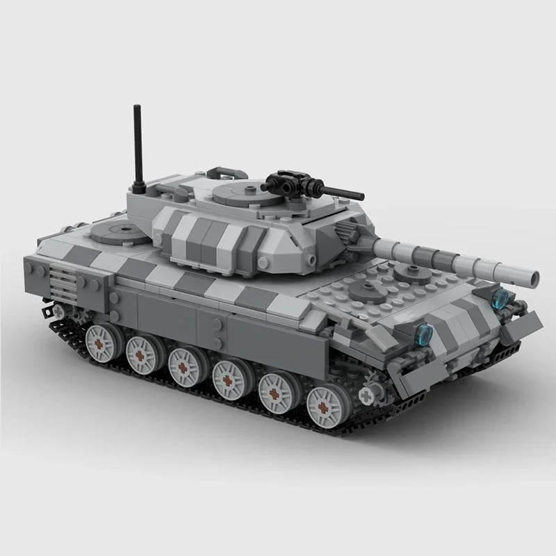 Militaire Voertuigen Model Moc Bouwstenen Slagveld Tanks Technologie Modulaire Blokken Geschenken Kerstspeelgoed Diy Sets Assemblage