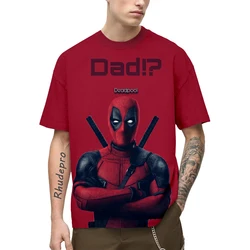 Miniso 2024 T-Shirt For Men 3D Printed Deadpool Venom Movie Streetwear Cool Women Clothing Summer Harajuku Short Sleeves Kids