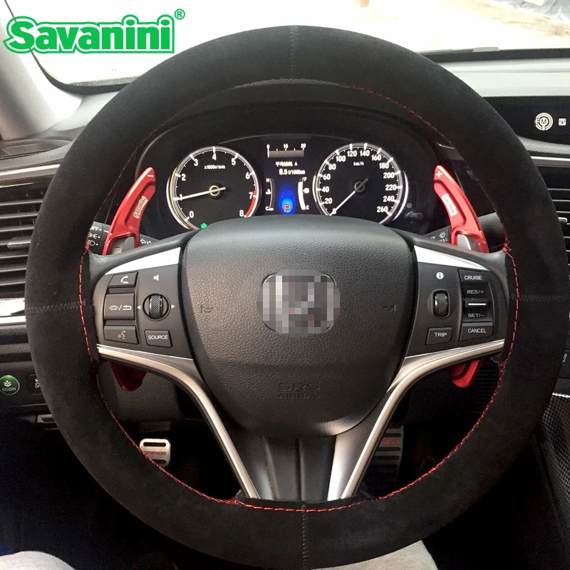 

Savanini Steering Wheel Shift Paddle Shifter Extension For Honda Spirior CRV Civic Accord Acura (2015-2019) auto car styling