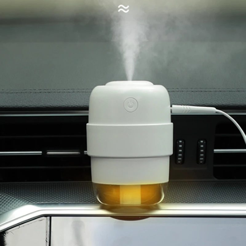 USB Portable Air Humidifier Essential Oil Diffuser Air Fresh With LED Night Lamp For Home Car Fogger