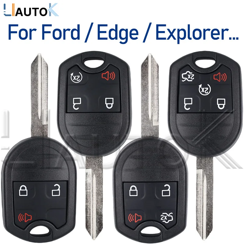 

Auto Replacement Remote Key Shell Case For Ford Edge Explorer Ranger Mustang Expedition Escape 3 4 5 Buttons Car Key Fob Cover