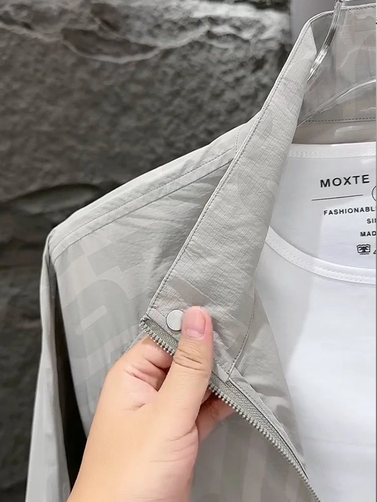 ملابس العمل غير الرسمية Jaet للرجال العصرية وHaome Youth Sle البوليستر طويل Sve سستة إغلاق لا توجد إنتاج العلامة التجارية الصينية