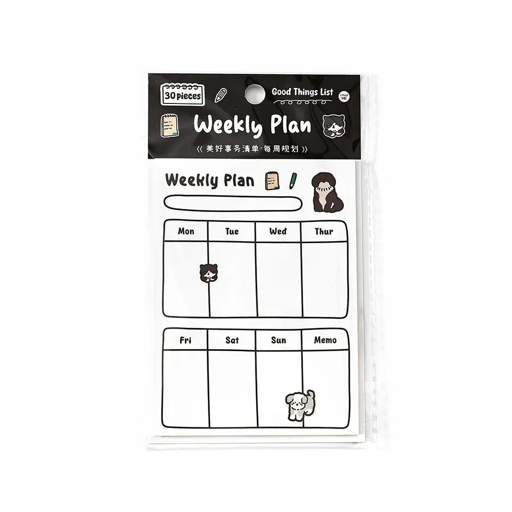 30sheets Cute Wind Memo Notes List Beautiful Things To Tear Up Daily Planning Message Hand Note Paper Memo Pad Cute Stationery