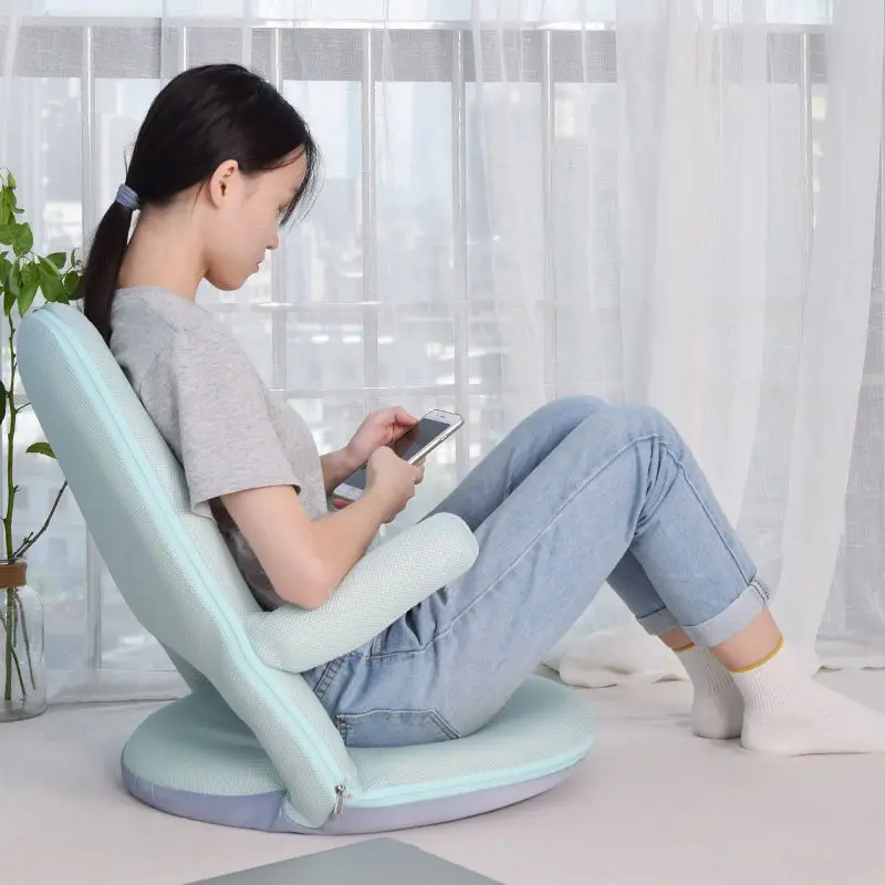 Lazy sofa nursing chair waist protection bed back chair folding removable and washable
