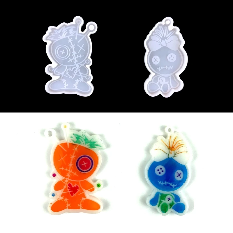 Molde silicone infantil DIY chaveiro para pingente criativo molde artesanato joias