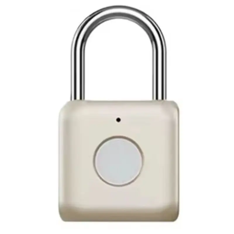 B14C Fingerprint Smart Padlock Lock Intelligent Thumbprint Keyless Lock Smart Padlock With USB Charging Support