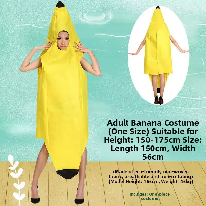 Halloween Banana Costume for Kids Large Banana Shaped Outfit Ladies Ethnic Stage Costume Traditional Hanfu Women's Clothing