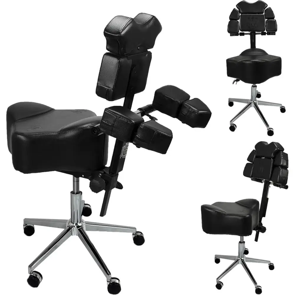 

Ergonomically Designed Artist's Chair with Adjustable Height and Memory Foam Seat & Back Support