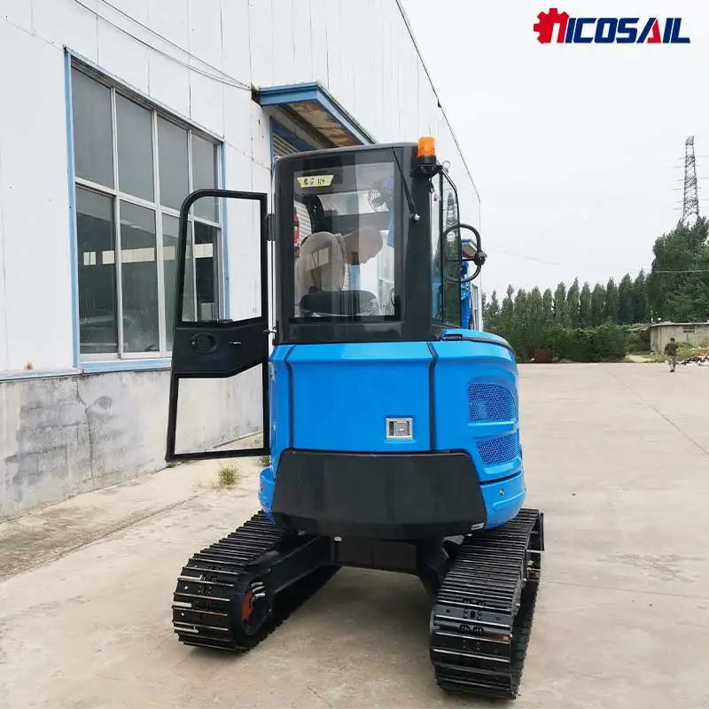 حفارة صغيرة ديزل زاحفة هيدروليكية أفضل حفارة صغيرة مع EUR5 وCE معتمدة للعمل في المزرعة